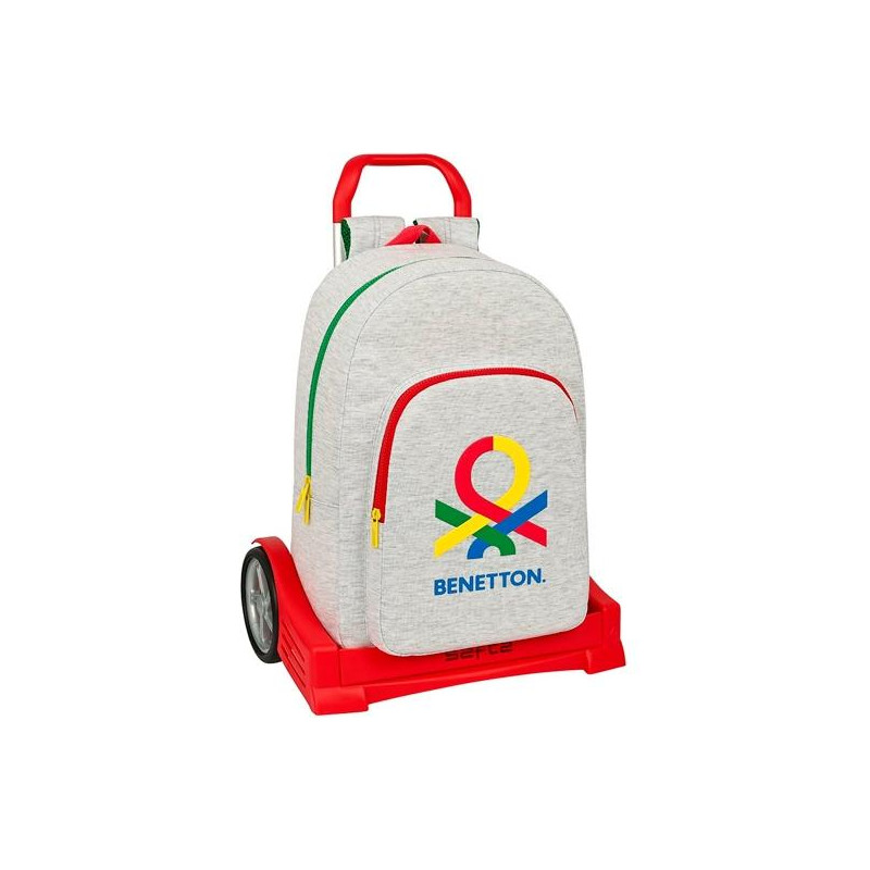 612352860 SAFTA MOCHILA 876 + CARRO EVOLUTION BENETTON "POP"