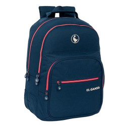 612409773 SAFTA MOCHILA DOBLE ADAPTABLE CARRO EL GANSO "CLASSIC" 20L AZUL