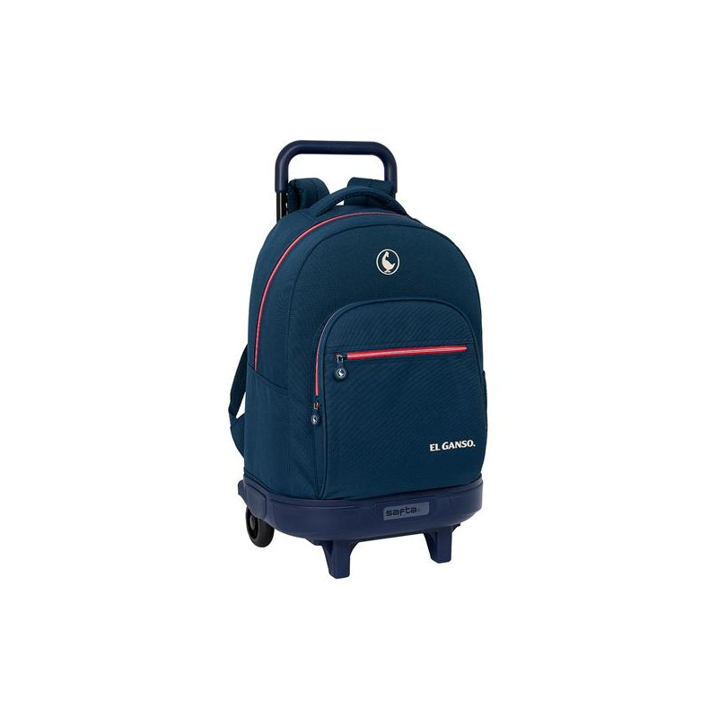 612409918 SAFTA MOCHILA GRANDE C/RUEDAS COMPACT EXTRAIBLE EL GANSO "CLASSIC"