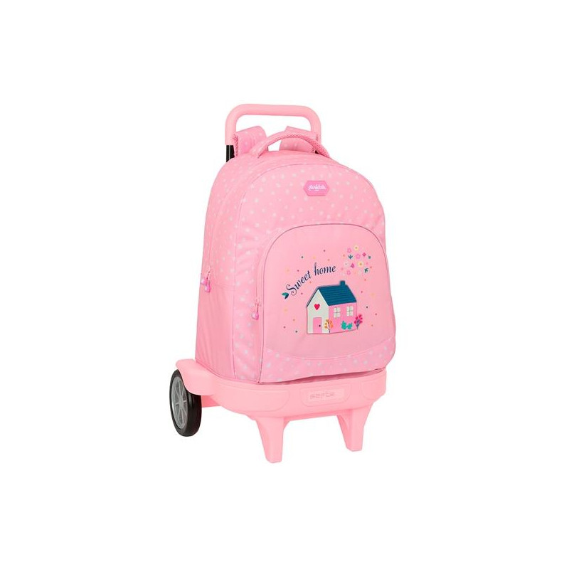 612423218 SAFTA MOCHILA GRANDE C/RUEDAS COMPACT EVOLUTION EXTRAÍBLE GLOWLAB KIDS "SWEET HOME"