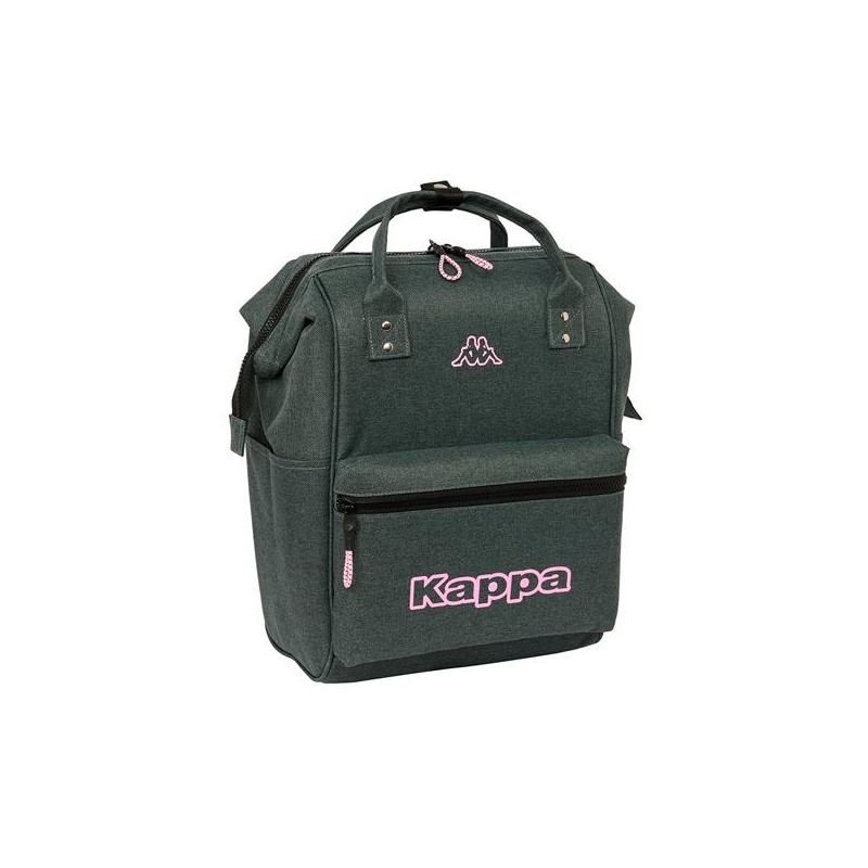 612445838 SAFTA MOCHILA CON ASAS PARA PORTATIL 13" KAPPA "SILVER PINK"