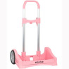 641071205 SAFTA CARRO PORTAMOCHILAS EVOLUTION P.176C TROLLEY ROSA PALO