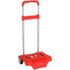 641076905 SAFTA CARRO PORTAMOCHILAS P.186C TROLLEY ROJO