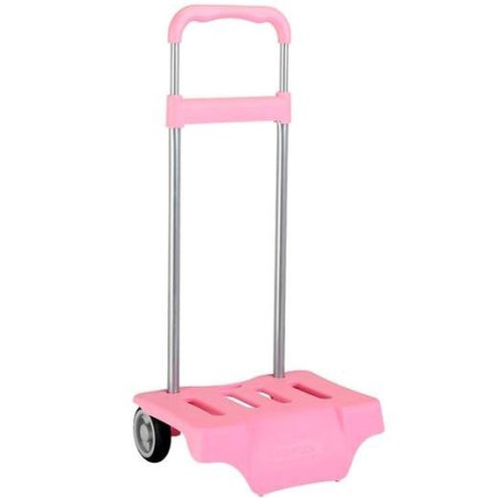 641088905 SAFTA CARRO PORTAMOCHILAS P.673C TROLLEY ROSA CLARO