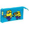 812228744 SAFTA PORTATODO TRIPLE MINIONS "MINIONSTATIC"