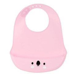 822107922 SAFTA BABERO DE SILICONA "KOALA" PINK