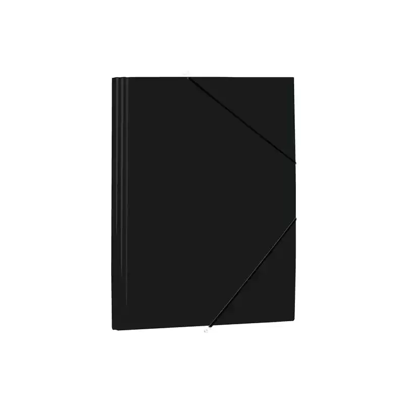 1085P4 MARIOLA CARPETA CON GOMAS Y SOLAPAS FOLIO POLIPROPILENO 450 MICRAS NEGRO