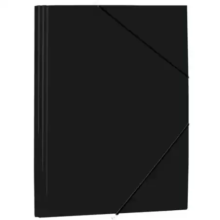 1085P4 MARIOLA CARPETA CON GOMAS Y SOLAPAS FOLIO POLIPROPILENO 450 MICRAS NEGRO