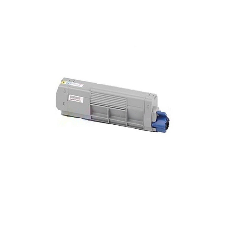 toner compatible Oki C612 / C 612 amarillo alternativo con OKI 46507505