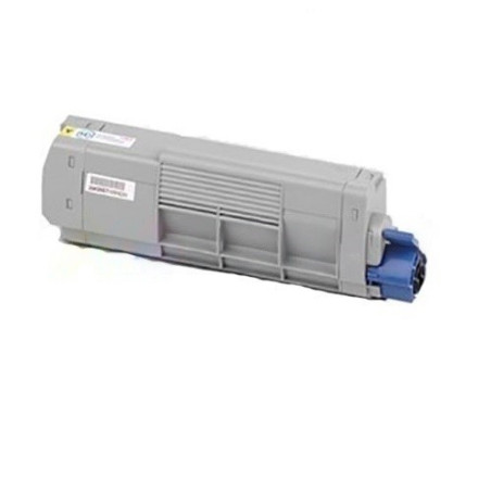 toner compatible Oki C712 / C 712 amarillo alternativo con OKI 46507613