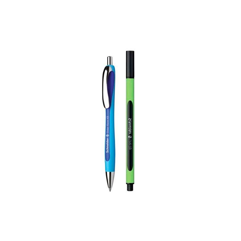 SH73258 SCHNEIDER BOLÍGRAFO SLIDER RAVE XB RECARGABLE AZUL + 1 FINELINER LINE-UP GRATIS -BLISTER-