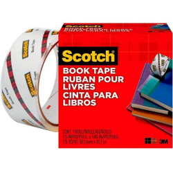 7010408190 SCOTCH CINTA ADHESIVA TRANSPARENTE PARA REPARACIÓN DE LIBROS PP ROLLO 38