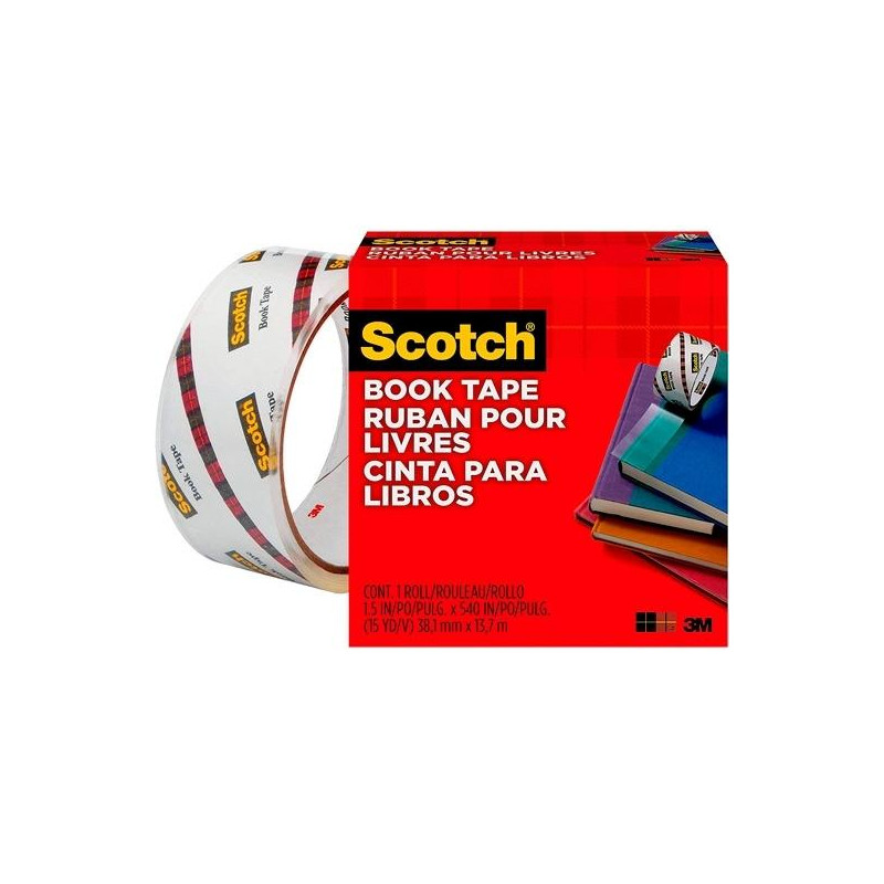 7010408215 SCOTCH CINTA ADHESIVA TRANSPARENTE 845 PARA REPARACIÓN DE LIBROS PP ROLLO 50