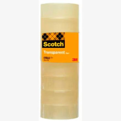 7100213205 SCOTCH CINTA TRANSPARENTE 508 19X33M -PACK 8 ROLLOS-