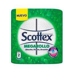 5029053028651 SCOTTEX ORIGINAL PAPEL DE COCINA MEGARROLLO PACK DE 2U