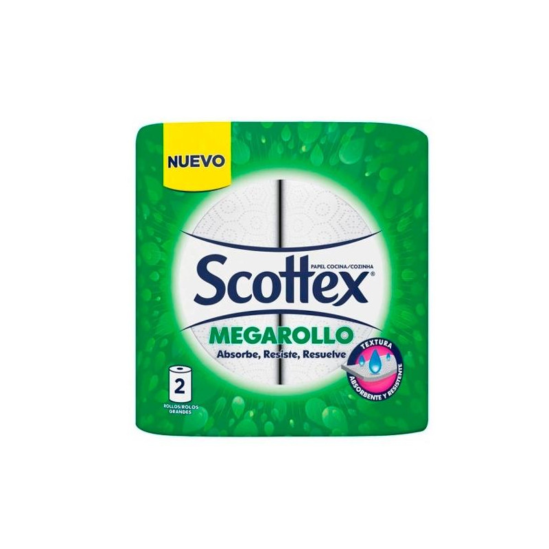 5029053028651 SCOTTEX ORIGINAL PAPEL DE COCINA MEGARROLLO PACK DE 2U