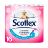 61265792 SCOTTEX ORIGINAL PAPEL HIGIÉNICO DOBLE CAPA PACK DE 16 ROLLOS