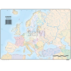 502 SELVI MAPA MUDO POLÍTICO DE EUROPA A4 -50U-