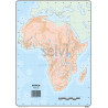 511 SELVI MAPA MUDO FÍSICO DE AFRICA A4 -50U-