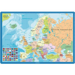 1270082 SENFORT VADE SOBREMESA 35X50CM MAPA DE EUROPA