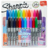 1940862 SHARPIE ROTULADOR PERMANENTE ELECTRO POP FINE COLORES SURTIDOS BLÍSTER 24 UD