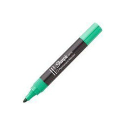 S0192645 SHARPIE MARCADOR PERMANENTE VERDE M15 PUNTA REDONDA CAJA 12 UD