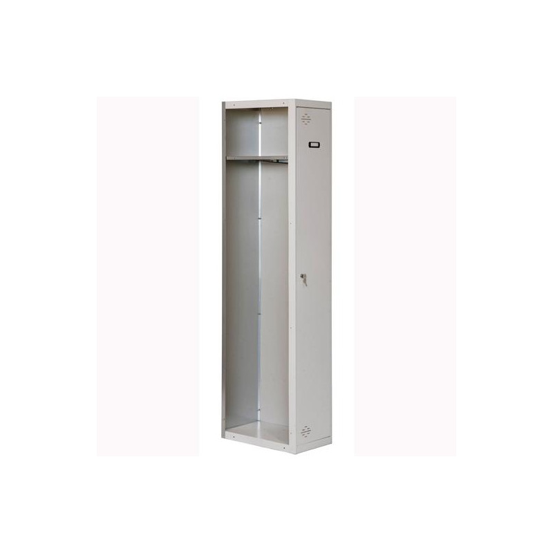 90133D1133 SIMONRACK TAQUILLA METÁLICA SIMONLOCKER MÓDULO CONTINUACIÓN 1P DESMONTADA 180X50X30CM GRIS