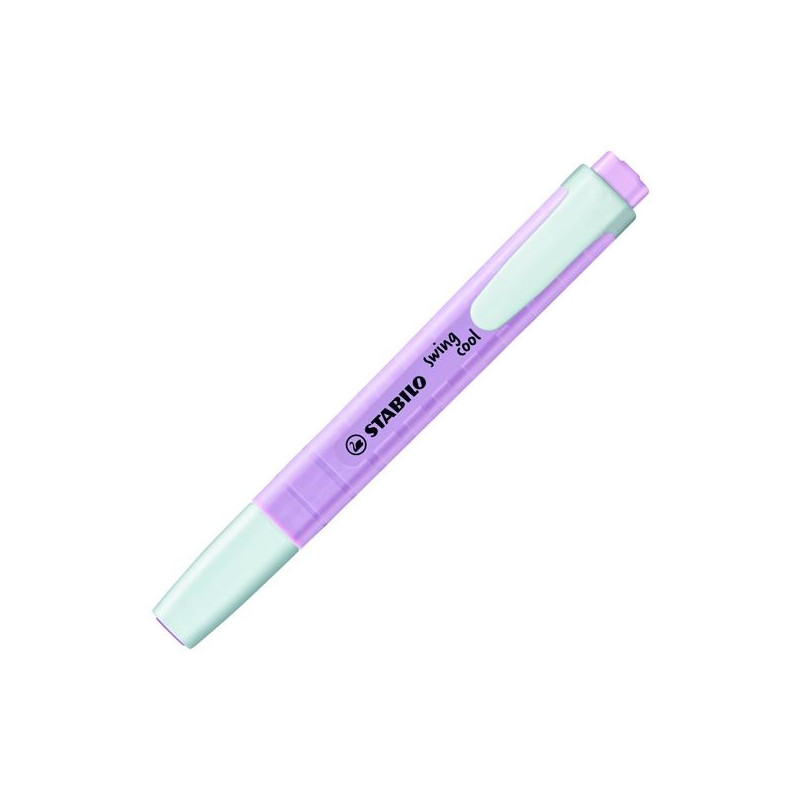 275/155-8 STABILO MARCADOR FLUORESCENTE SWING COOL PASTEL VIOLETA CAJA 10 UD