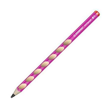 322/01-HB STABILO EASYGRAPH LAPIZ DIESTROS 322 HB ROSA -12U-