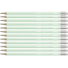 4908/02-HB STABILO SWANO LAPIZ GRAFITO CON GOMA PASTEL VERDE -12U-