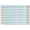 4908/06-HB STABILO SWANO LAPIZ GRAFITO CON GOMA PASTEL AZUL -12U-