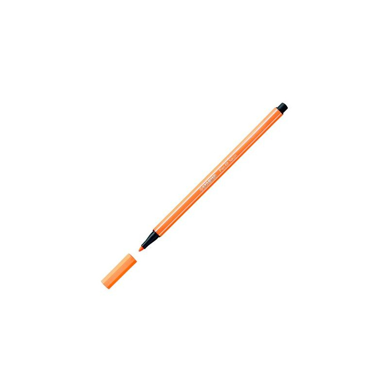 68/054 STABILO ROTULADOR PEN 68 NARANJA FLUORESCENTE CAJA 10 UD