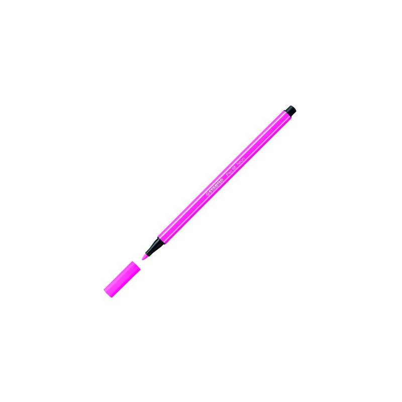 68/056 STABILO ROTULADOR PEN 68 ROSA FLUORESCENTE CAJA 10 UD