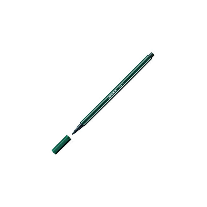 68/63 STABILO ROTULADOR PEN 68 VERDE TIERRA CAJA 10 UD