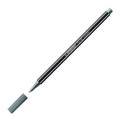 68/805 STABILO ROTULADOR PEN 68 METALLIC PLATA CAJA 10 UD