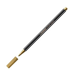 68/810 STABILO ROTULADOR PEN 68 METALLIC ORO CAJA 10 UD