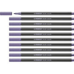 68/855 STABILO ROTULADOR PEN 68 METALLIC VIOLETA METÁLICO CAJA 10 UD