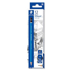 100-2H STAEDTLER LÁPIZ DE GRAFITO LUMOGRAPH 100-2H CAJA 12 UD