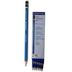 100-5B STAEDTLER LÁPICES GRAFITO LUMOGRAPH 100-5B CAJA 12