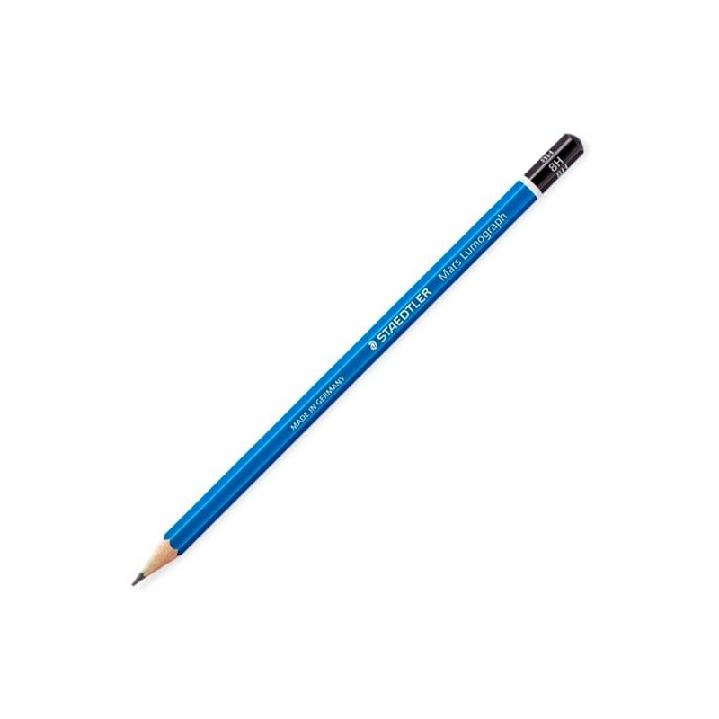 100-8H STAEDTLER LÁPIZ DE GRAFITO MARS LUMOGRAPH 100 8H CAJA 12 UD