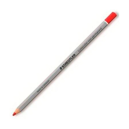 108-2 STAEDTLER LÁPIZ PARA MARCAR OMNICHROM NON-PERMANENT ROJO