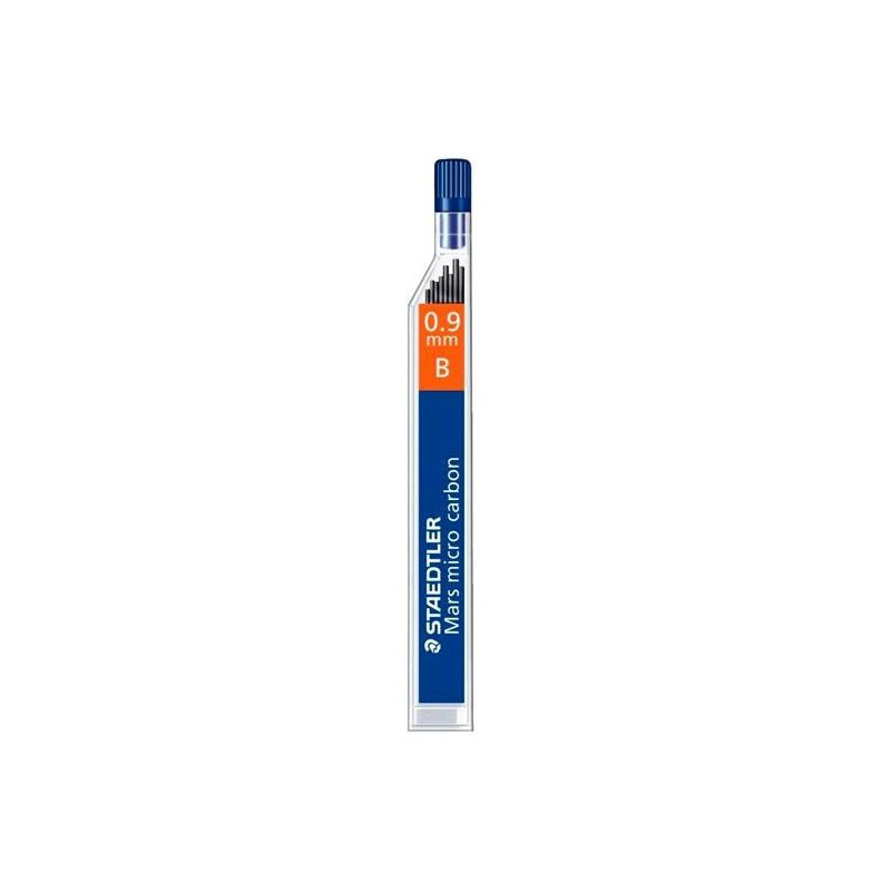 250 09-B STAEDTLER MINAS MARS MICRO CARBON 0.9MM B ESTUCHE 12 UD