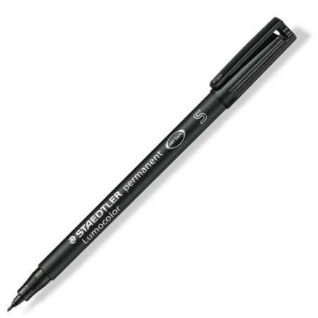 313-9 STAEDTLER ROTULADOR PERMANENTE LUMOCOLOR 313-9 S NEGRO