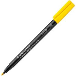 317-1 STAEDTLER ROTULADOR PERMANENTE LUMOCOLOR 317 M AMARILLO