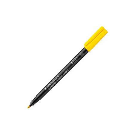 317-1 STAEDTLER ROTULADOR PERMANENTE LUMOCOLOR 317 M AMARILLO