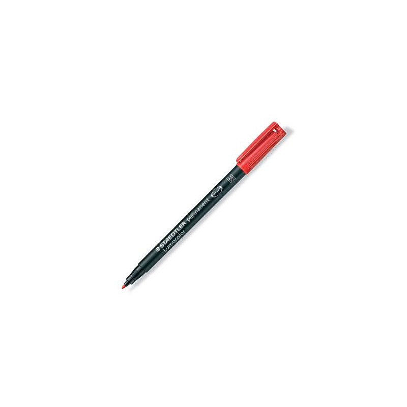 317-2 STAEDTLER ROTULADOR PERMANENTE LUMOCOLOR 317-2 M ROJO