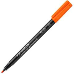 317-4 STAEDTLER ROTULADOR PERMANENTE LUMOCOLOR 317 M NARANJA