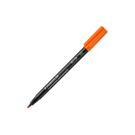 317-4 STAEDTLER ROTULADOR PERMANENTE LUMOCOLOR 317 M NARANJA