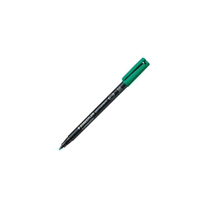 317-5 STAEDTLER ROTULADOR PERMANENTE LUMOCOLOR 317-5 M VERDE