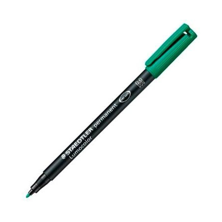 317-5 STAEDTLER ROTULADOR PERMANENTE LUMOCOLOR 317-5 M VERDE